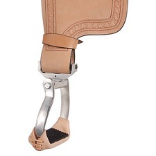 Tough1 Aluminum Swivel Offset Stirrups 2 1/2In Si