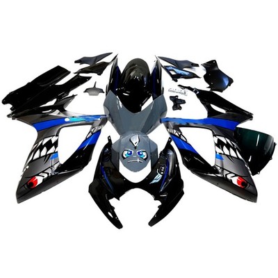 Fairing Kit For Suzuki GSXR600 GSXR750 2006 07 Fairings ABS Gray Black Bodywork