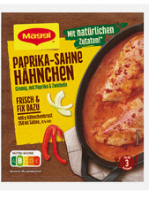 5 x Maggi Fix für Paprika Sahne Hähnchen 