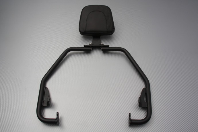Dossier sissy-bar passager noir pour Harley Davidson V-Rod 1250 VRSCAW 2009-2011