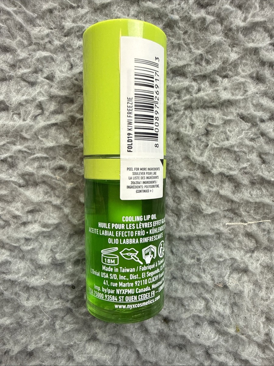 3x NYX PROFESSIONAL FAT OIL LIP DRIP 0.16oz / Kiwi Freeze | eBay