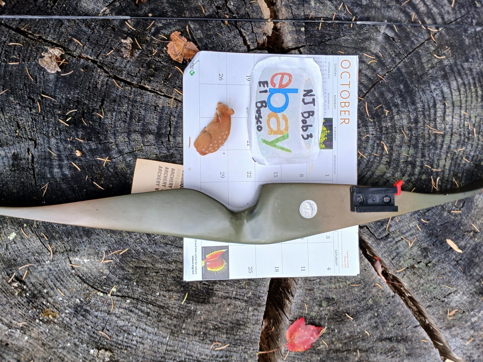 Vintage Bear Archery Tigercat recurve 47# 1967 Factory camo