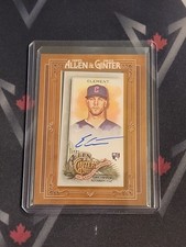 Ernie Clement Auto 2022 Topps Allen & Ginter Mini On Card Framed Autograph MA-EC