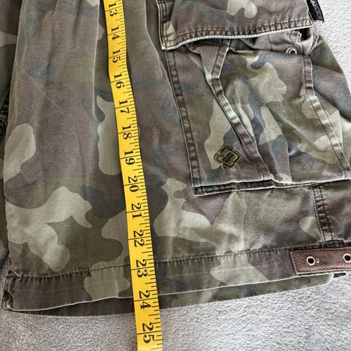 Transnine Cargo Shorts Herren 38 Grün Camouflage Camouflage Taschen Outdoor Baumwolle - Bild 5 von 9