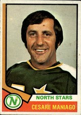 1974-75 Topps #26 Cesare Maniago Minnesota North Stars