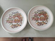 Porzellan Pizzateller Vintage Set 2stück
