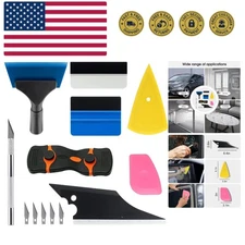 8 Pcs Car Window Tint Application Kit, Vehicle Glass Protective Film Installi...