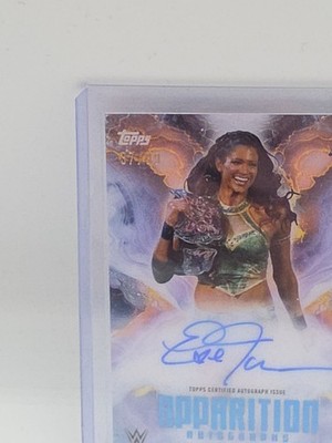 2025 Topps Exalted WWE #APAEVE Eve Torres /99 Aqua Parallel Apparition Auto