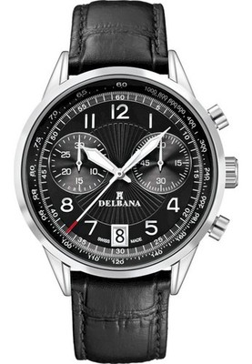Delbana - Armbanduhr - Herren - Retro Chronograph - 41601.672.6.034