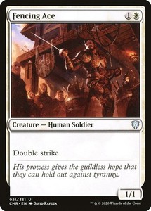 Fencing Ace 21/361 Foil Commander Legends MTG