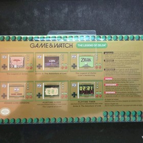 Nintendo Game & Watch Zelda Handheld System Color Screen Gold/Green