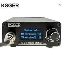 KSGER STM32 V3.1S T12 Soldering Station OLED DIY Aluminum Alloy FX9501 Handle