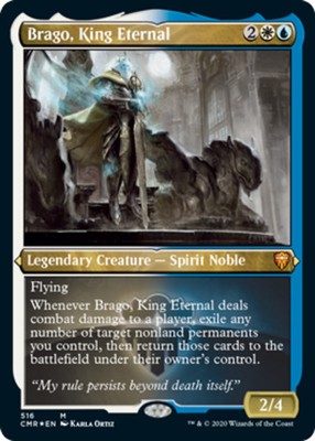 1x Brago, King Eternal - Foil Etched Near Mint MTG Magic - Kid Icarus -