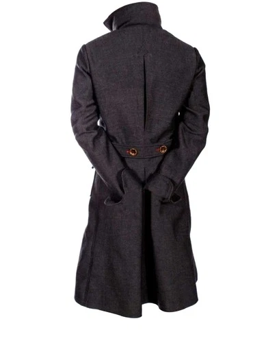 Men's Sherlock Holmes Benedict Cumberbatch Cosplay Winter Wool Long Overcoat image 2