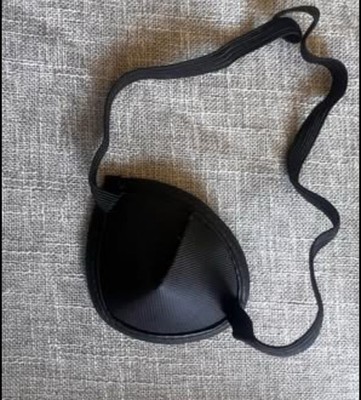 4  Hilco Vision Eye Patches w Elastic Band (Black)