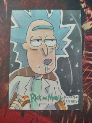 Rick and Morty Cryptozoic Sketch Card 2018