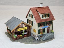 FALLER B-269 H0 DORFWIRTSCHAFT fertig gebaut SAMMLER VINTAGE Modellbahn Mängel 