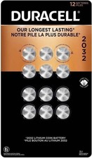 Duracell Lithium 2032 Coin Batteries, 12-Count