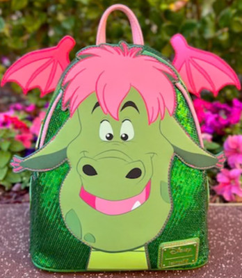 EXCLUSIVE Loungefly Disney Pete s Dragon Elliott Sequin Cosplay Backpack GRAIL