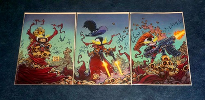 #ad #ad SKOTTIE YOUNG SPAWN connecting cover variant set KING GUNSLINGER SCORCHED 50 SET $9.89