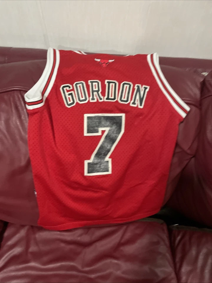 Camiseta Ben Gordon Chicago Bulls Reebok Vintage Swingman NBA Baloncesto Talla S Foto 3 de 4