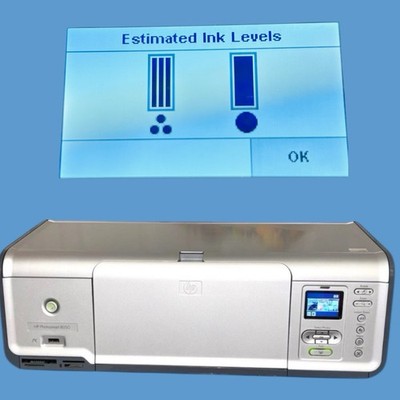 HP Photosmart 8050 Digital Photo Inkjet Printer With Ink