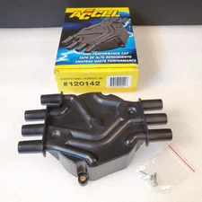 ACCEL 120142 Distributor Cap / Crab Style Black Cap - Fits Chevy / GMC VORTEC V6