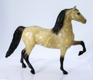 Breyer Little Bits #1608 Dapple Gray Morgan Stallion Horse Figurine Appaloosa