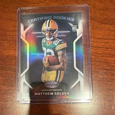 MATTHEW GOLDEN 2025 Panini Certified Rookies Insert RC CRK-MGN Packers Football