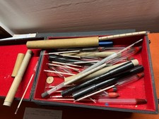 Konvolut alte Ar&auml;ometer, Messung Dichte von Fl&uuml;ssigkeiten  TE250825/ 458