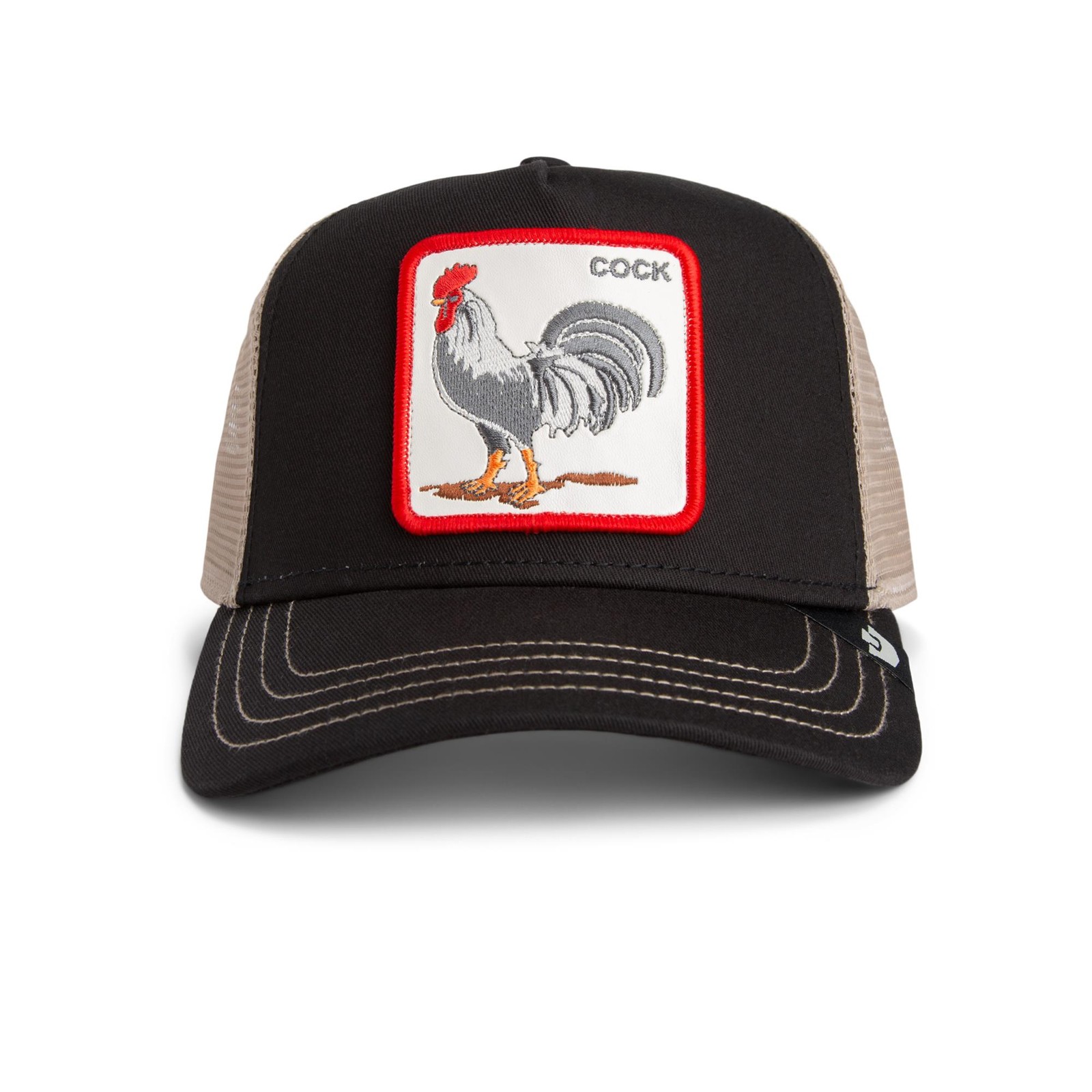 Goorin Bros. Gorra Trucker Gallo Receta Original Negra Basecap Malla Parche