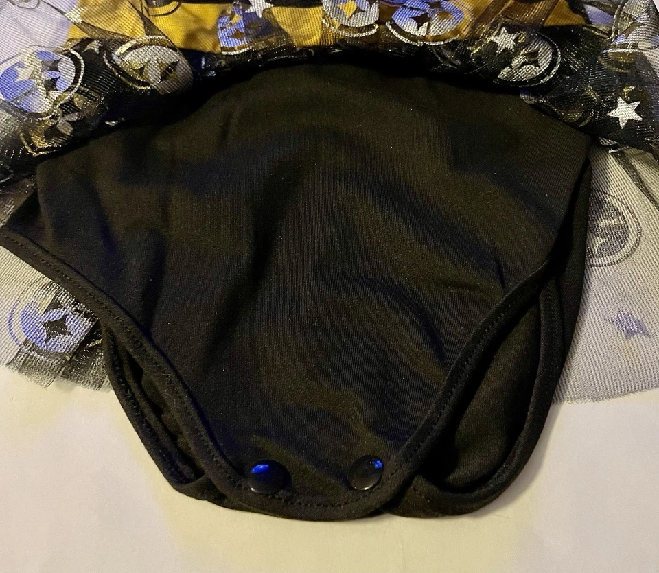 NFL Pittsburgh Steelers 12 meses Diadema y pantalones de vestir TuTu para bebés de 3 piezas para niñas Foto 2 de 4