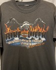 Harley Davidson Shirt Mens Large Daytona Beach 2004 Bike Week Gray