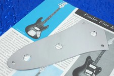 Fender Stack Knob Chrome Concentric Jazz Bass 3 Hole Control Plate, 0992055000