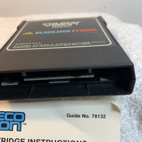 Ken Uston Poker & Blackjack Colecovision Coleco 1982 CIB Tested Works Moreinstor