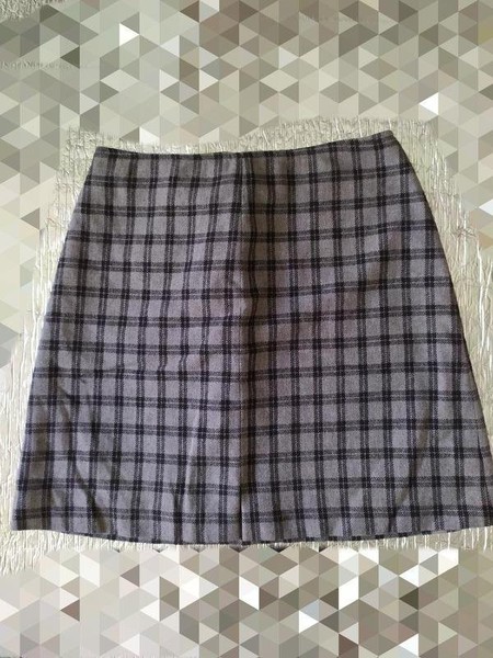 Women Germano Zama Skirt Black Wool 38 / M / 46