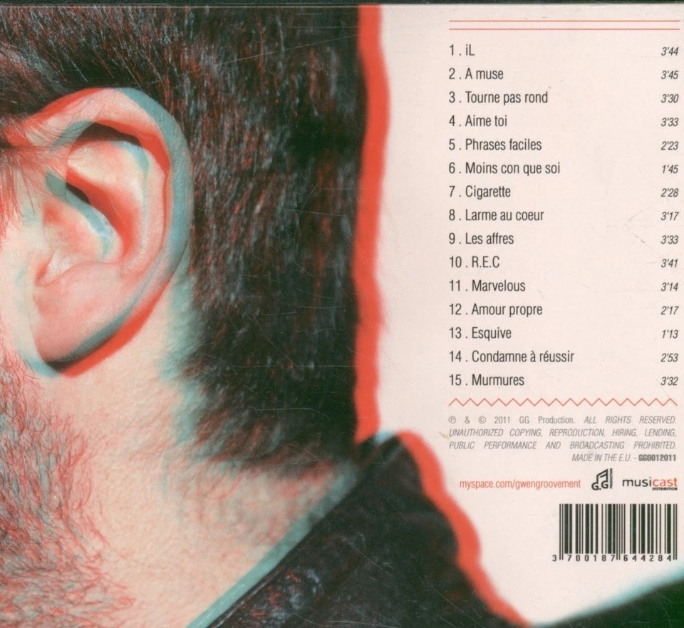 Gwen Delabar Quasi Un Punkt Null CD Europa Musicast 2011 In Tri-Fold Digipak - Bild 2 von 3