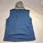 Venum Mens Hooded Pullover Distressed Sleeveless Hoodie XXL Blue Gray Cotton-80 — photo 8