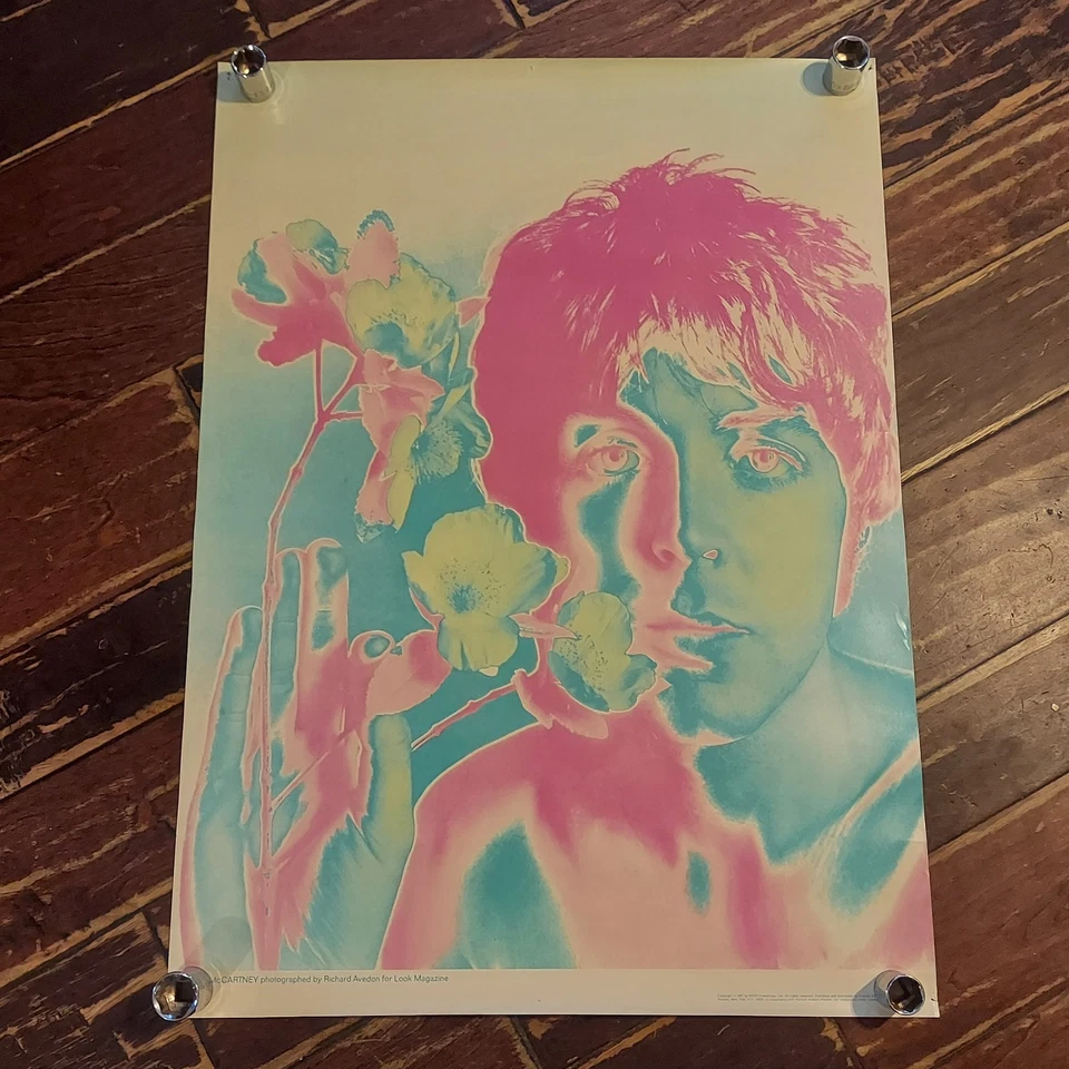 Juego de 4 carteles de Richard Avedon 1967 de los Beatles - NEMS Cowles 22,5x31,25 originales Foto 3 de 4