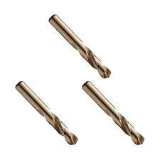 Chicago Latrobe 559 Cobalt Steel Short Length Drill Bit, Gold Oxide Finish, R...