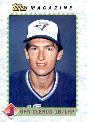1990 Topps Magazine   #TM16 John Olerud TORONTO BLUE JAYS