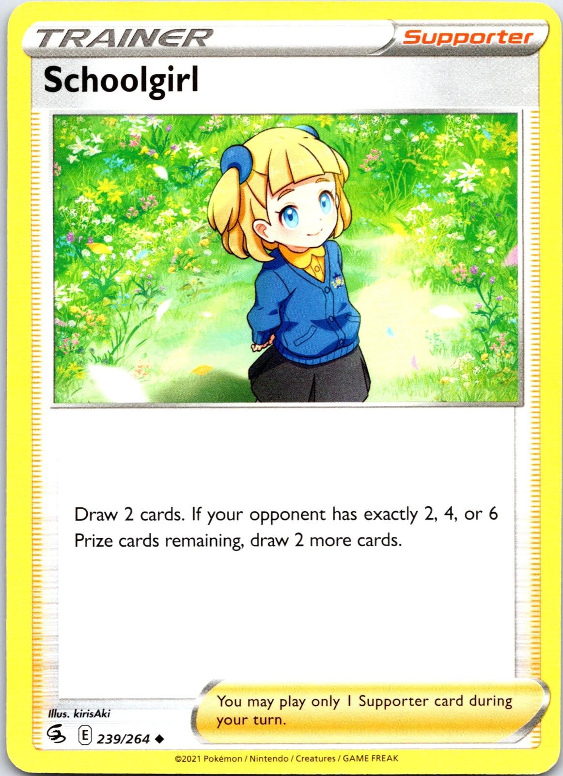 Schoolgirl 239/264 Uncommon Fusion Strike Pokemon NM