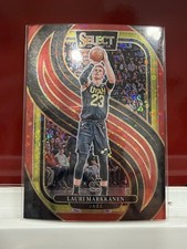 2024-25 Panini Select - Premier Level Lauri Markkanen #136 Red Disco Prizm /49