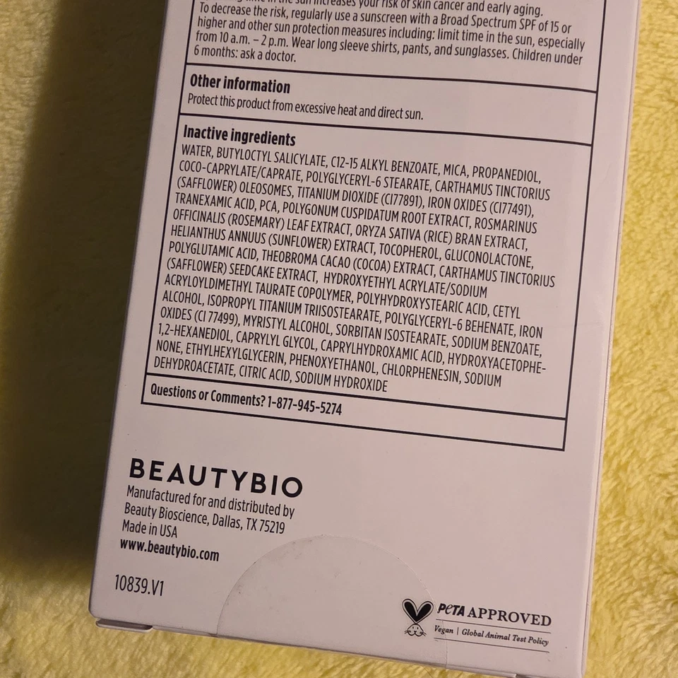 BEAUTYBIO BRONZING BLENDROPS Sunscreen SPF 40 Expiration 05/2026 - Image 4 of 4