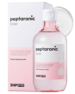 SNP Prep Peptaronic Koreanisches Gesichtstonikum Toner mit 6 Peptiden und 5 Arten von ...