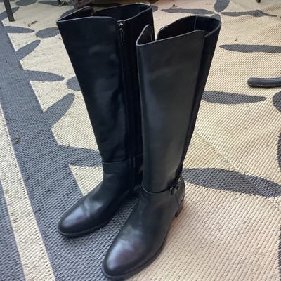 Aquatalia Olita-WS Calf /Elastic Italian Leather Boots Sz 9.5 M in Box