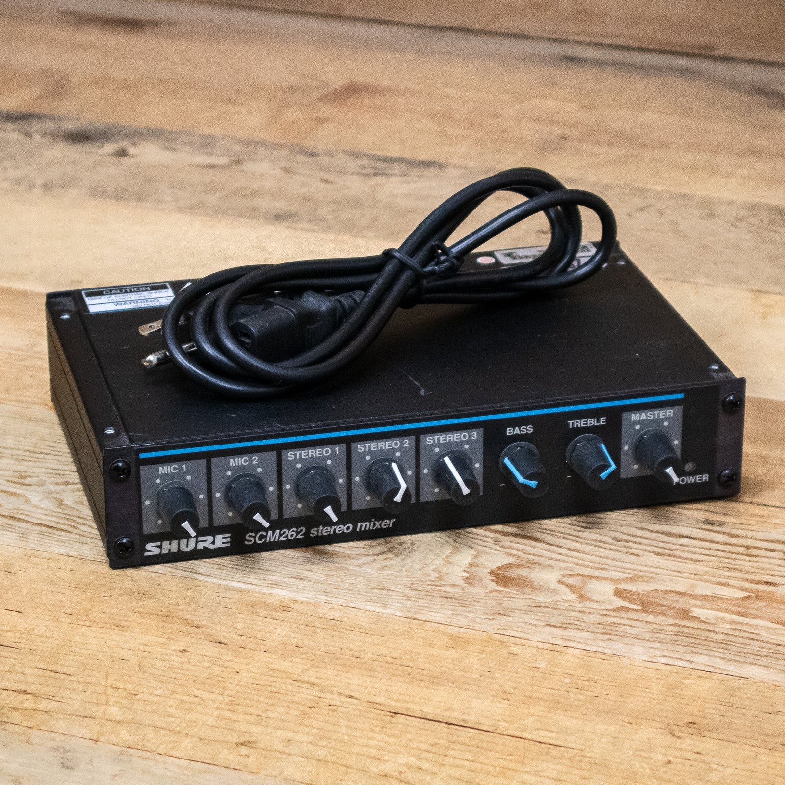 Shure SCM262 2-Channel Microphone Mixer SCM-262 Portable Stereo U284680