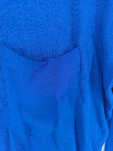 American Vintage Women's Jumper S Blue Wool with Cashmere, Silk Pullover - Picture 5 of 6