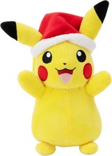 Pokemon Pikachu Weihnachtsmütze 20cm Plüsch Figur Kuschel-Tier Weihnachten