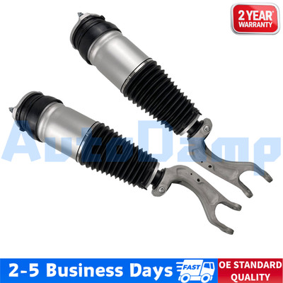 Pair Front Air Suspension Shock Struts For Tesla Model X 75D 90D P100D 2016-2019